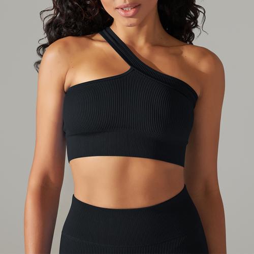 Poliamida & Spandex Conjunto de ropa de yoga para mujer, Sólido,  trozo