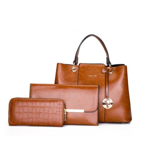 PU Leather Bag Suit hardwearing Set