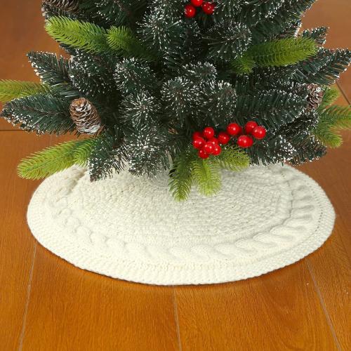 Polyester Kerstboom rok Witte stuk