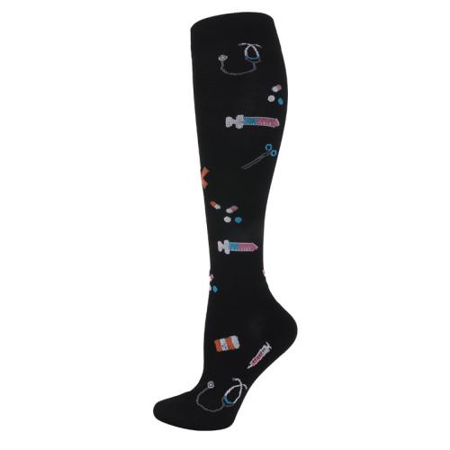 Nylon Chaussettes unisexes pour les genoux Imprimé couleur et motif différents pour le choix plus de couleurs pour le choix Paire