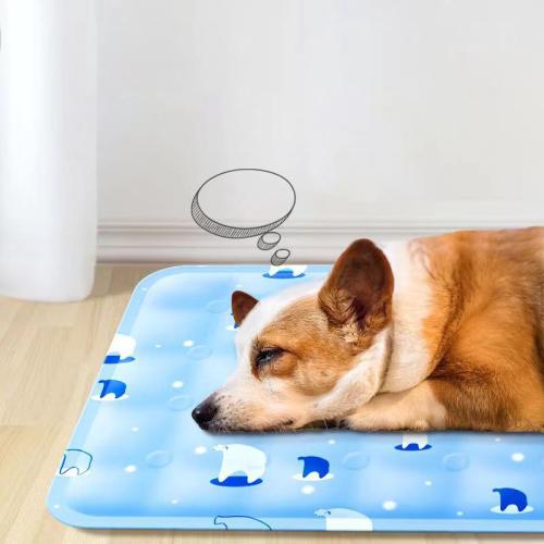 Gélatine & Pvc Tapis de glace pour animaux de compagnie modèle différent pour le choix plus de couleurs pour le choix pièce