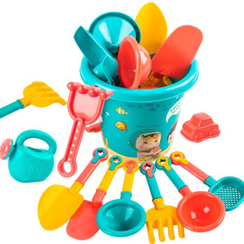 Ciment en plastique & Plastique Ensemble de jouets de plage plus de couleurs pour le choix Ensemble