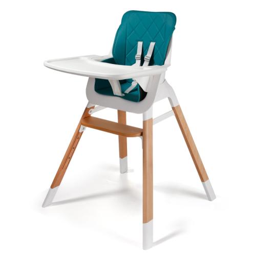 Beech wood & Polypropylene-PP Multifunction Child Multifunction Dining Chair PC