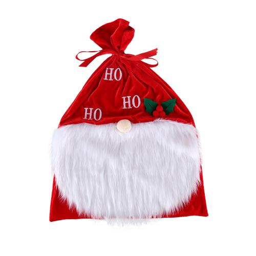 Chiffon Sac cadeau de Noël Rouge pièce