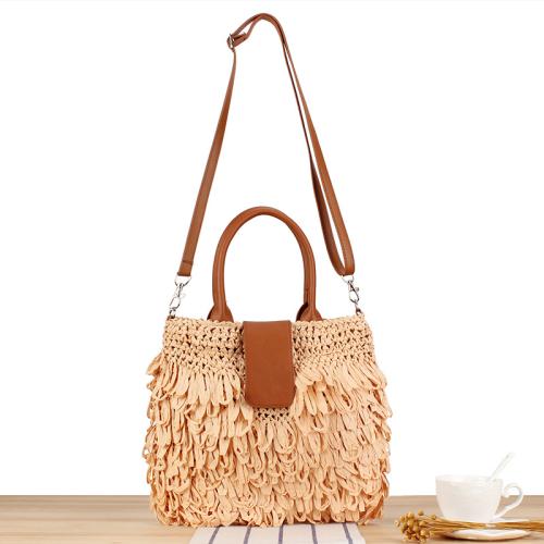 Paper Rope Beach Bag & Easy Matching Woven Tote attached with hanging strap PC