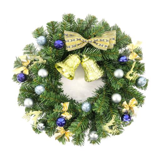 Pvc Couronne de Noël plus de couleurs pour le choix pièce