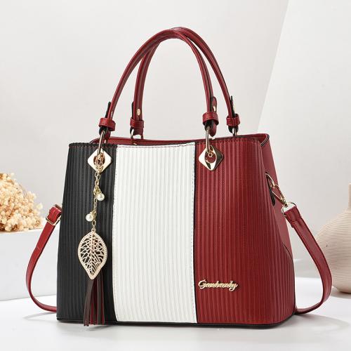 PU Leather Easy Matching Handbag durable & attached with hanging strap PC