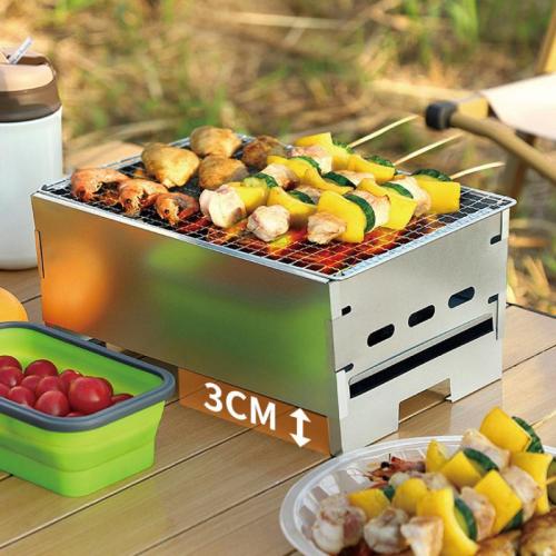 Galvanized Iron foldable Barbecue Grill durable & portable PC