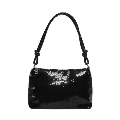 PU Leather & Sequin Easy Matching Shoulder Bag PC