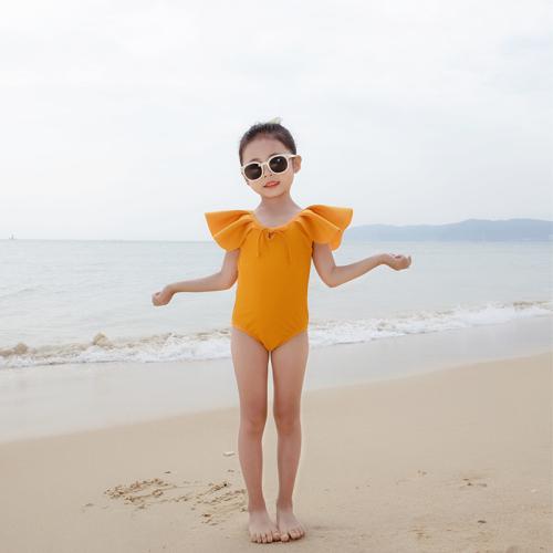 Polyamide One-piece Swimsuit & for girl Solid PC