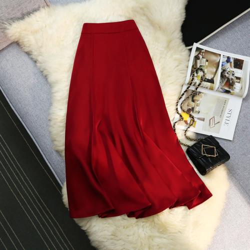 Polyester Slim Maxi Skirt PC