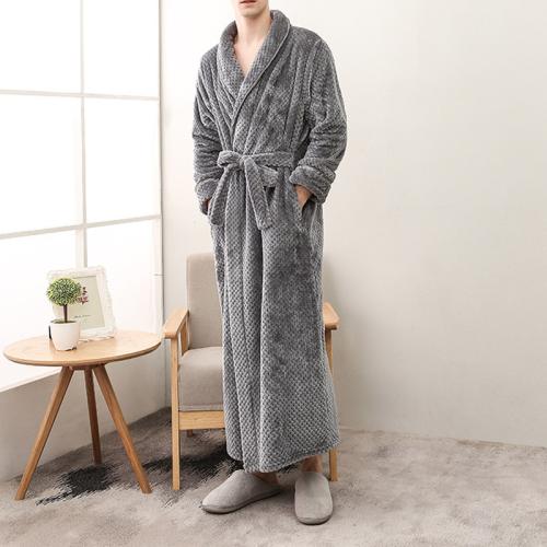 Polyester Men Robe Solid PC