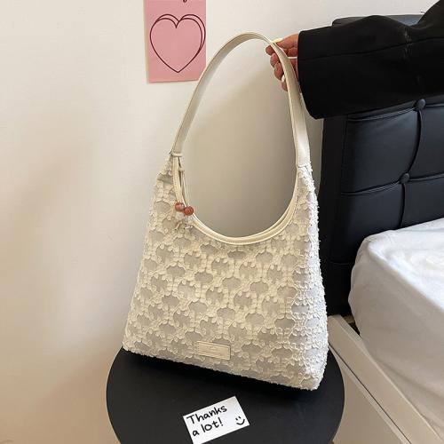 Lona Bolsa de hombro, beige,  trozo