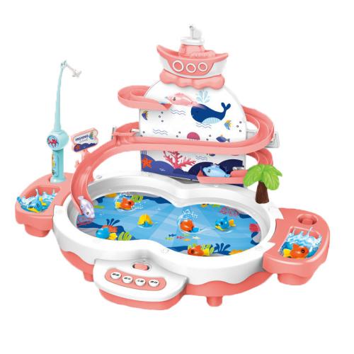 Ingénierie Plastiques Ensemble de jouets de pêche plus de couleurs pour le choix Ensemble