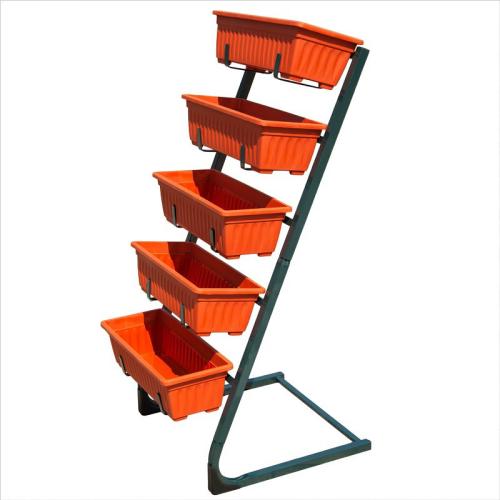 Engineering Plastics & Iron Multilayer Flower Rack durable Set