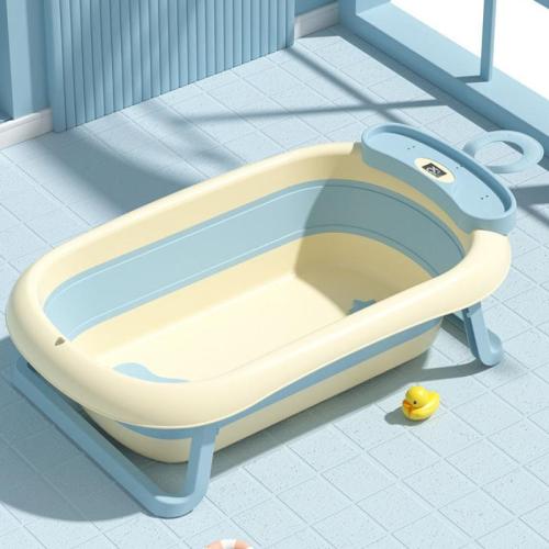 TPE-Thermoplastic Elastomer & Polypropylene-PP foldable Baby Bathtub durable & hardwearing PC