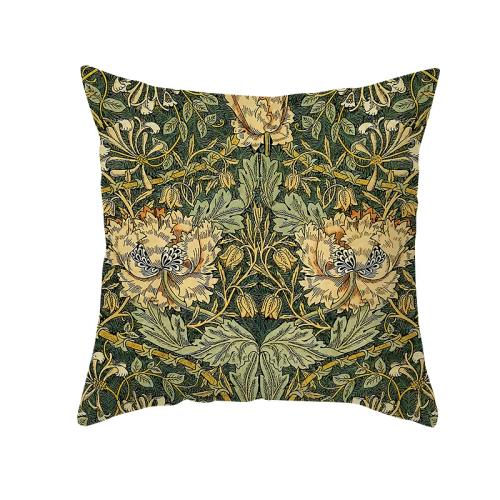 Polyester Peach Skin Throw Pillow Covers durable & without pillow inner & hardwearing printed PC