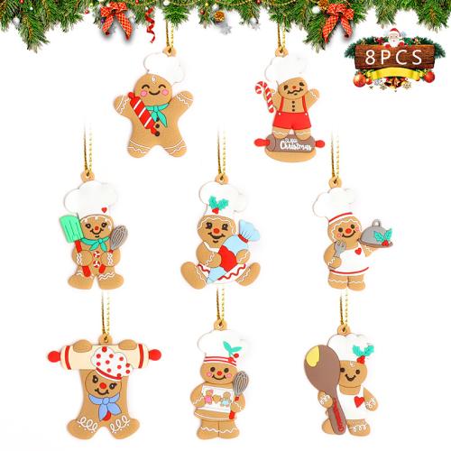 PVC Christmas Tree Hanging Decoration Set