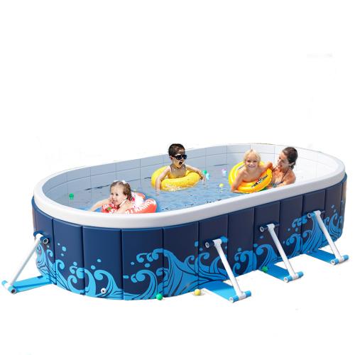 PVC Waterproof Swimming Pool Frame Set printed PC