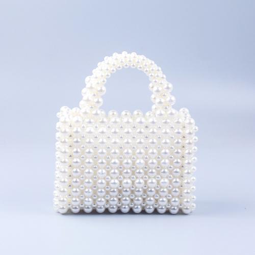 Acrylic Easy Matching Handbag white PC