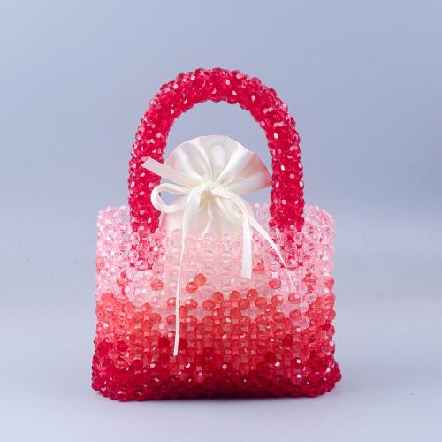 Acrylic Easy Matching Handbag red PC