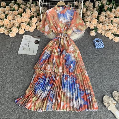 Chiffon Einteiliges Kleid, mehr Farben zur Auswahl, :,  Stück