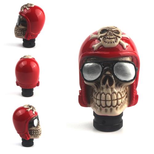 Universal Skull Head Manual Car Gear Stick Shifter Knob Shift Lever Handle