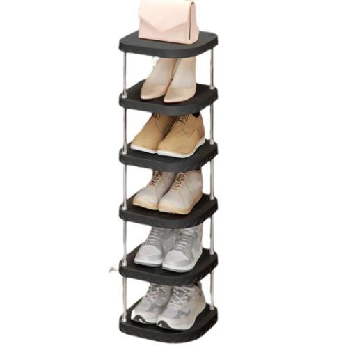 Polypropylène-PP & Acier inoxydable Organisateur de rack de chaussures plus de couleurs pour le choix pièce