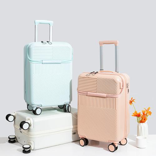 PC-Polycarbonate Suitcase with password lock & with USB interface Metal Solid PC