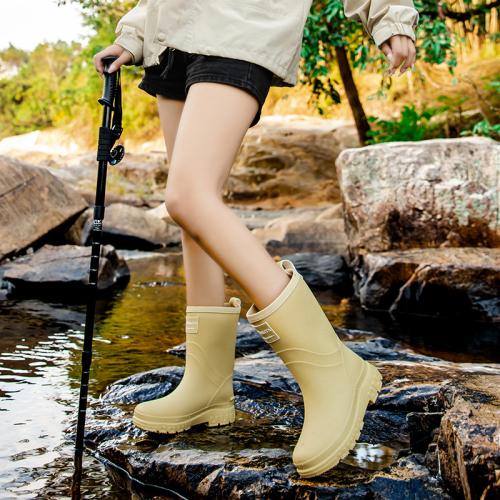 CLORURO DE POLIVINILO Botas de lluvia, más colores para elegir,  Par