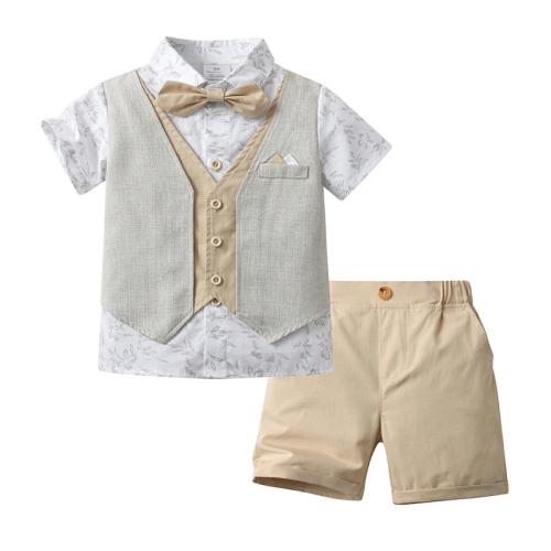 Cotton Boy Clothing Set & two piece Pants & top Set