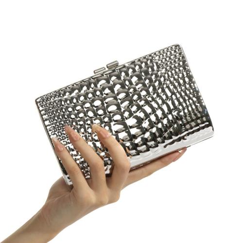 Acrylic hard-surface & Easy Matching Clutch Bag with chain PC