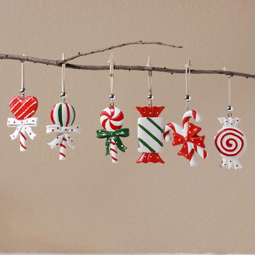 Resin Christmas Tree Hanging Decoration PC