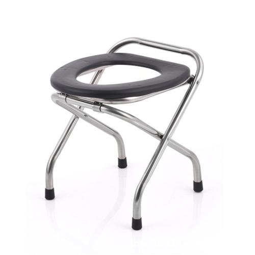 PE Plastic & Stainless Steel & Iron foldable Commode Chair  PC