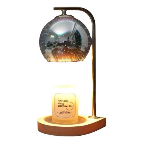 Wood & Iron Fragrance Lamps different power plug style for choose PC