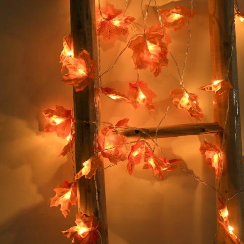 Artificial Silk & Plastic Cement use AA battery Decoration Light without battery orange PC