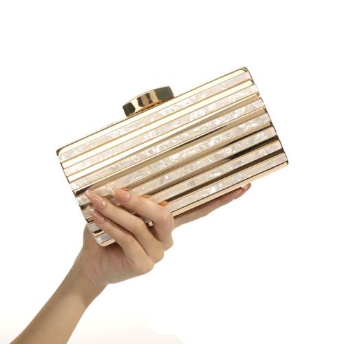 Acryl Clutch Bag, mehr Farben zur Auswahl,  Stück