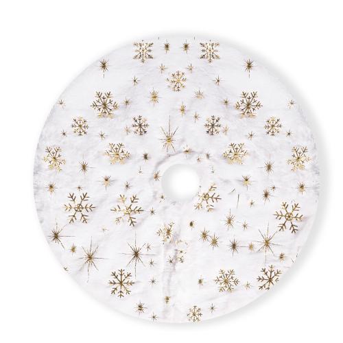 Cloth Christmas Tree Skirt for home decoration & Cute & christmas design snowflake pattern PC