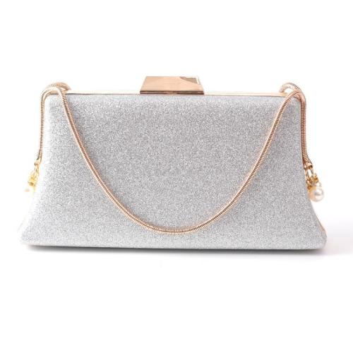 Polyester hard-surface & Easy Matching Clutch Bag with chain PC