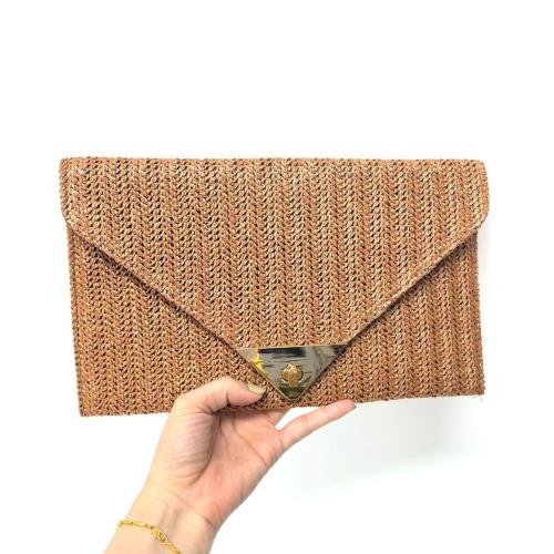 Straw Easy Matching & Weave Clutch Bag PC