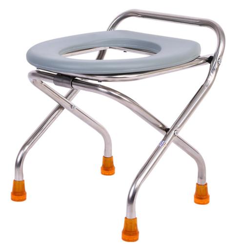 Stainless Steel & Plastic foldable Commode Chair PC