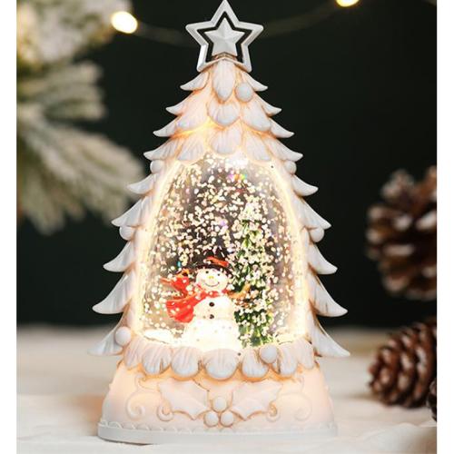 Plastic LED Decorative Lights use AAA battery & christmas design white PC