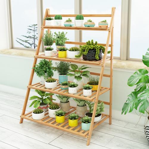 Moso Bamboo foldable Flower Rack PC