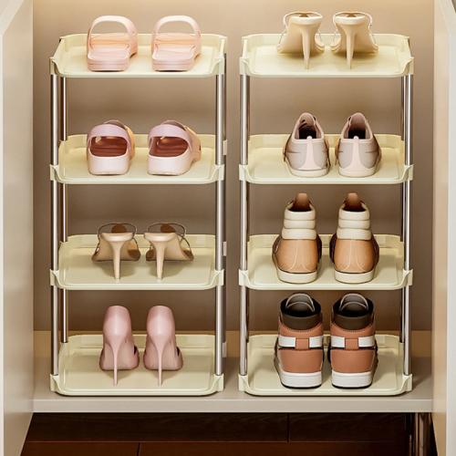 Huisdier & Rvs Schoenen Rack Organizer Witte stuk