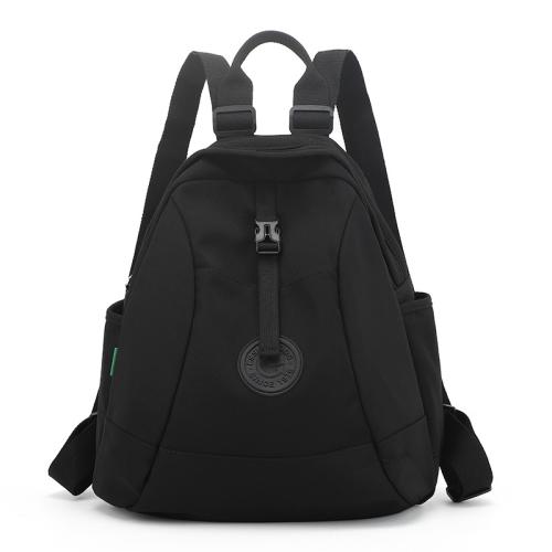 Nylon Easy Matching Backpack large capacity black PC