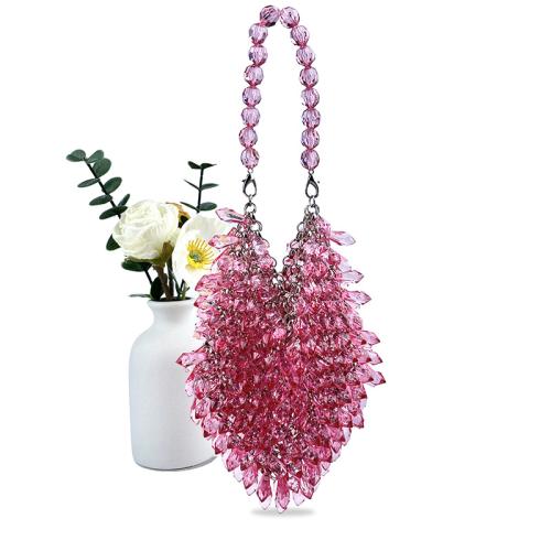 Acrylic Easy Matching Handbag fuchsia PC