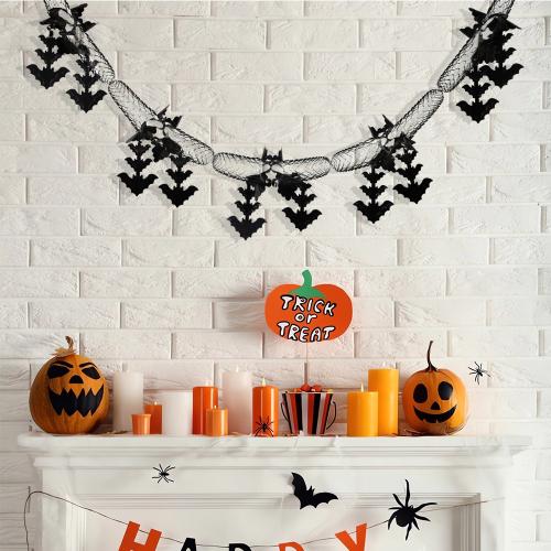 PET Decoration Garland Halloween Design & hollow PC