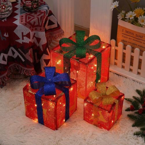 Cloth Battery Case & remote control LED Decorative Lights christmas design & three piece Copper Wire Set