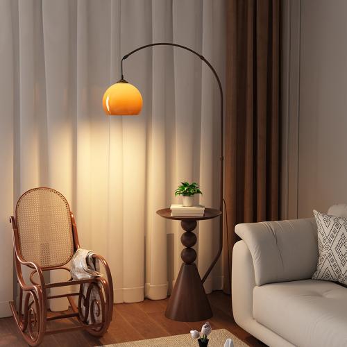 Basswood & Glass & Solid Wood & Iron Adjustable Length & Adjustable Light Color & LED glow Floor Lamps PC