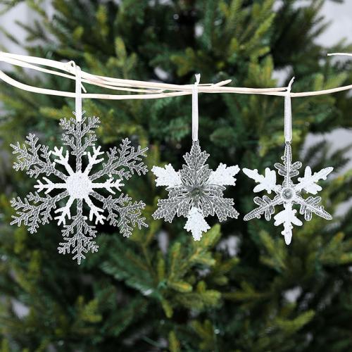 Acrylic Christmas Tree Hanging Decoration transparent PC